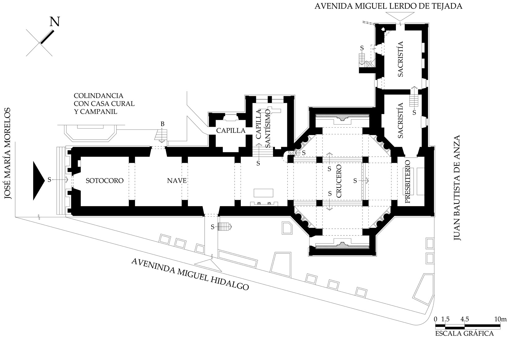 Croquis de Levantamiento Arquitect&oacute;nico