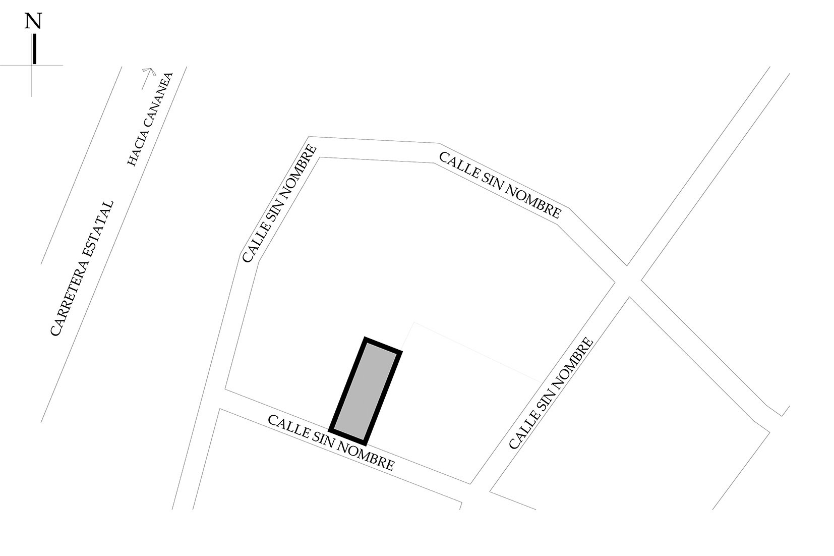 Croquis de localización.